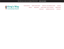 Tablet Screenshot of kingswayharwich.org